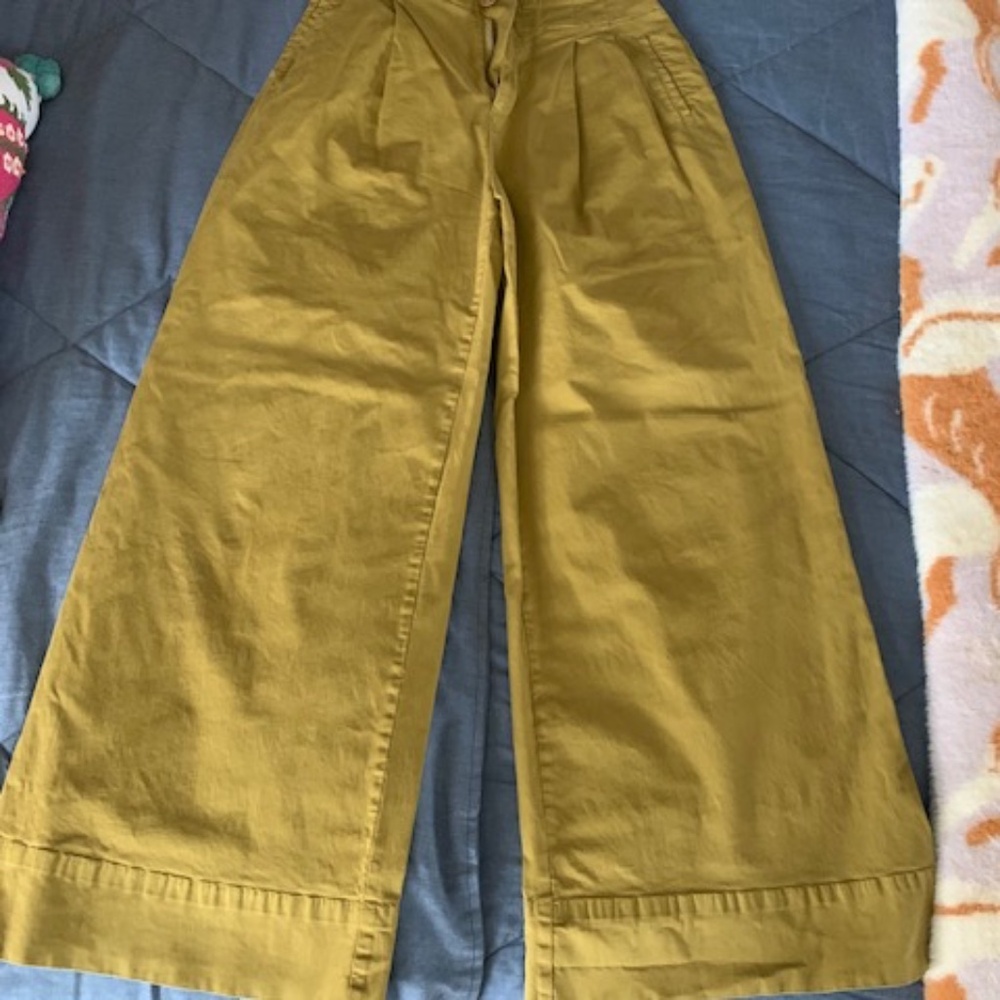 Maeve Pleated High Rise Trouser Size US 6